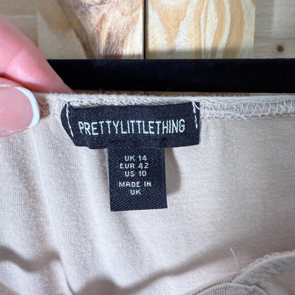 Large, Cream, Pretty Little Thing Bodysuit - Picture 3 of 6